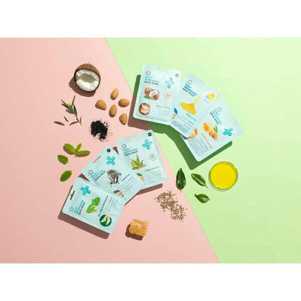 Superdrug Hemp Seed Oil Pampering Foot Mask with Foot Socks GOODS Superdrug