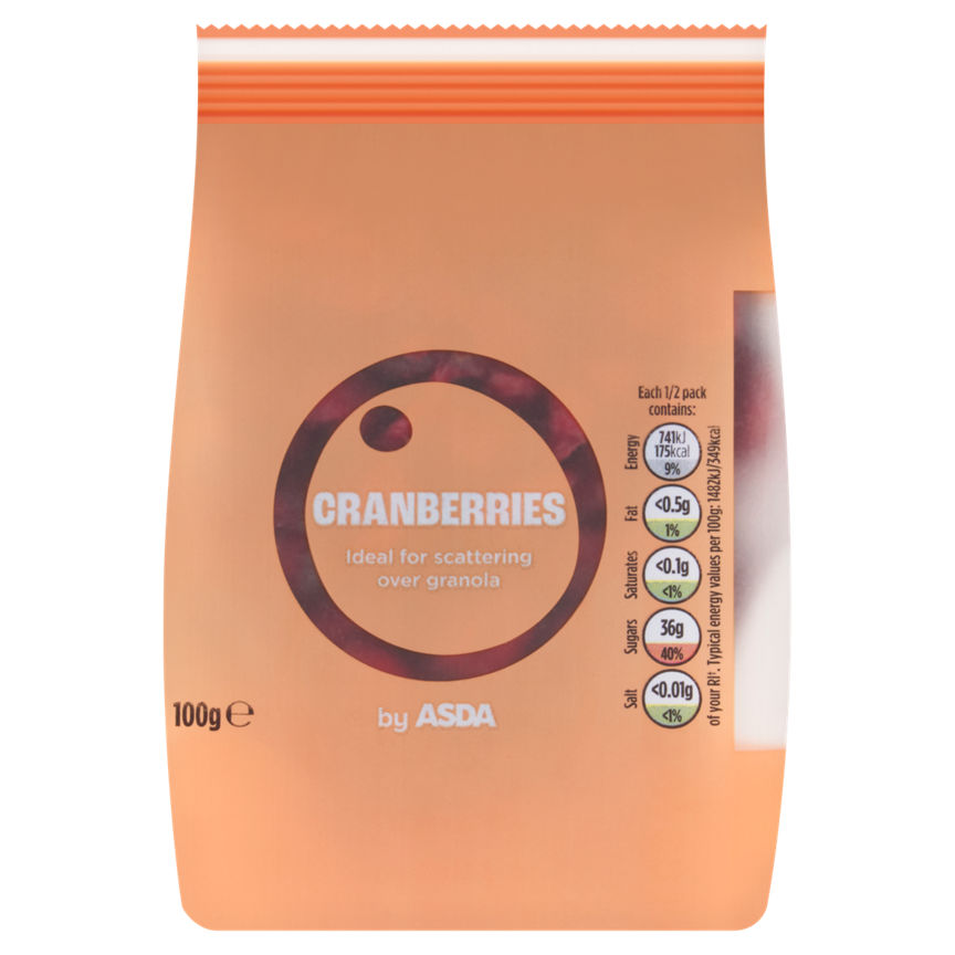 ASDA Cranberries 100g - McGrocer