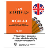 Ten Motives Regular Refills Pack x4 16mg Electronic cigarettes Sainsburys