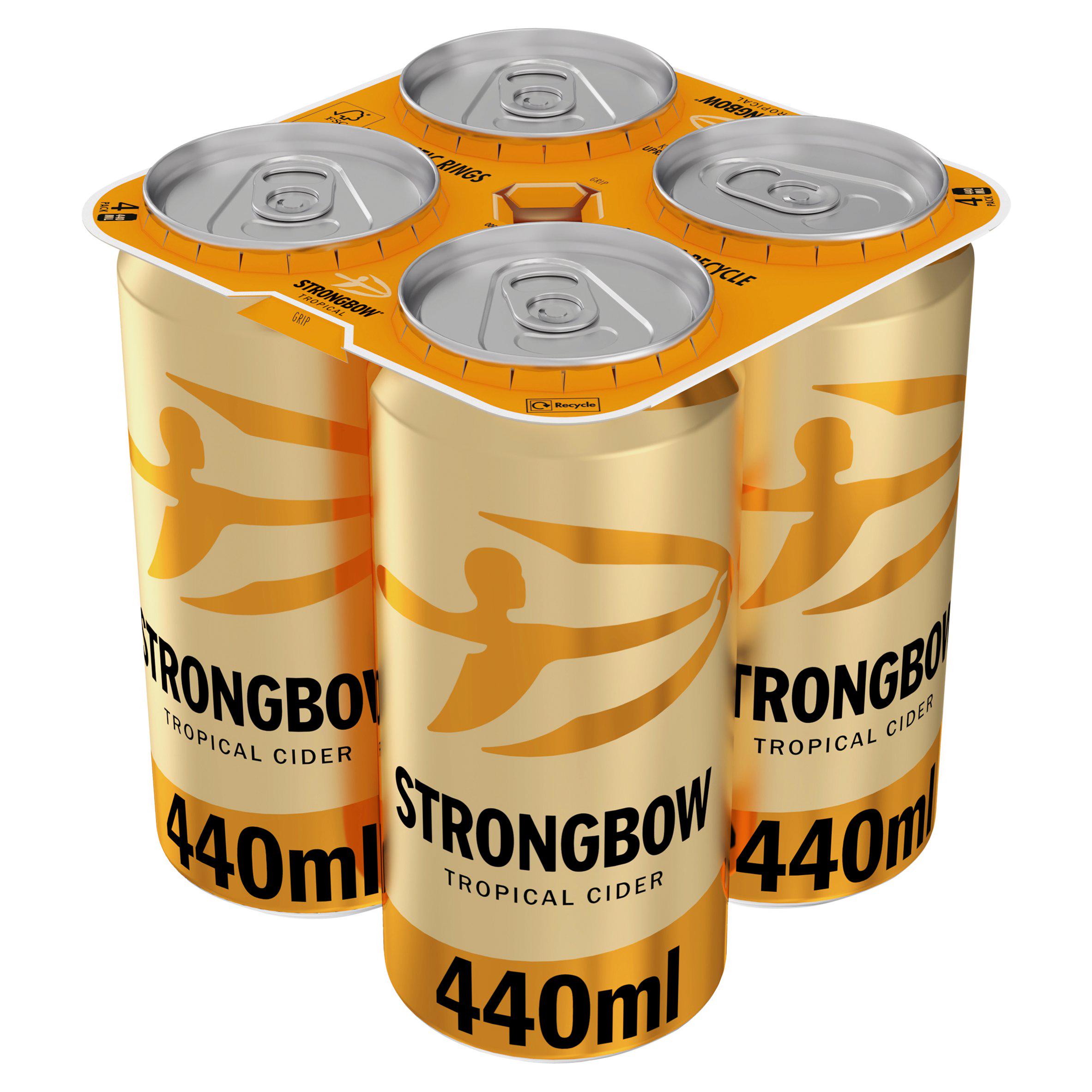 Strongbow Tropical Cider 440ml GOODS Sainsburys
