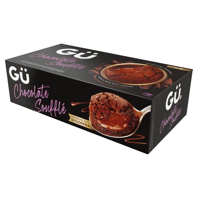 Gu Hot Puds Chocolate Souffle Dessert 2 x 60g - McGrocer