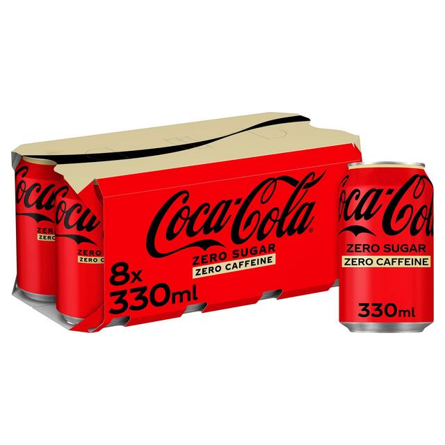 Coca-Cola Zero Sugar Zero Caffeine 8 x 330ml - McGrocer