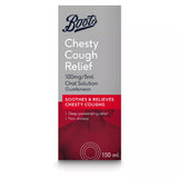Boots Chesty Cough Relief 100mg/5ml Oral Solution 150ml - McGrocer