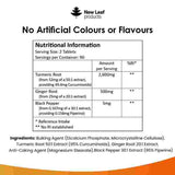 Turmeric Tablets 2600mg Ginger & Black Pepper 180 Capsules GOODS Superdrug