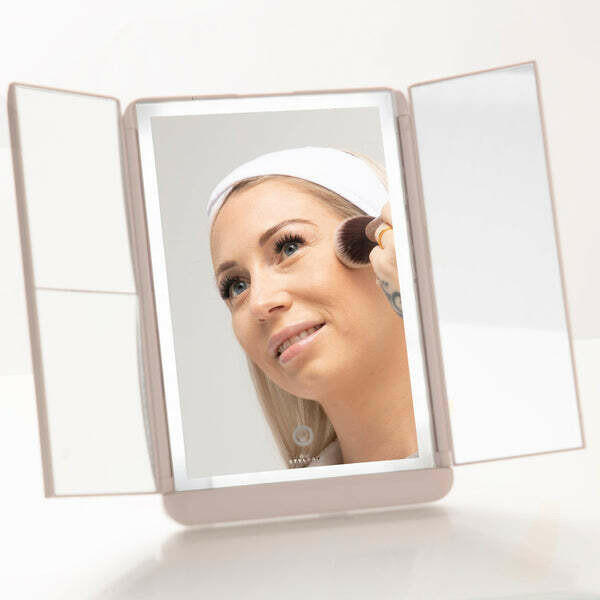 STYLPRO Get Up and Glow Up Bi-Folding Mirror GOODS Superdrug