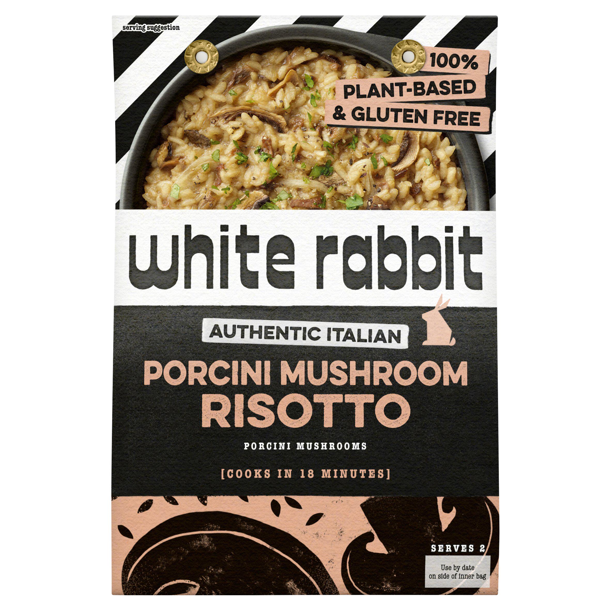 White Rabbit Vegan Porcini Mushroom Risotto 180g GOODS Sainsburys