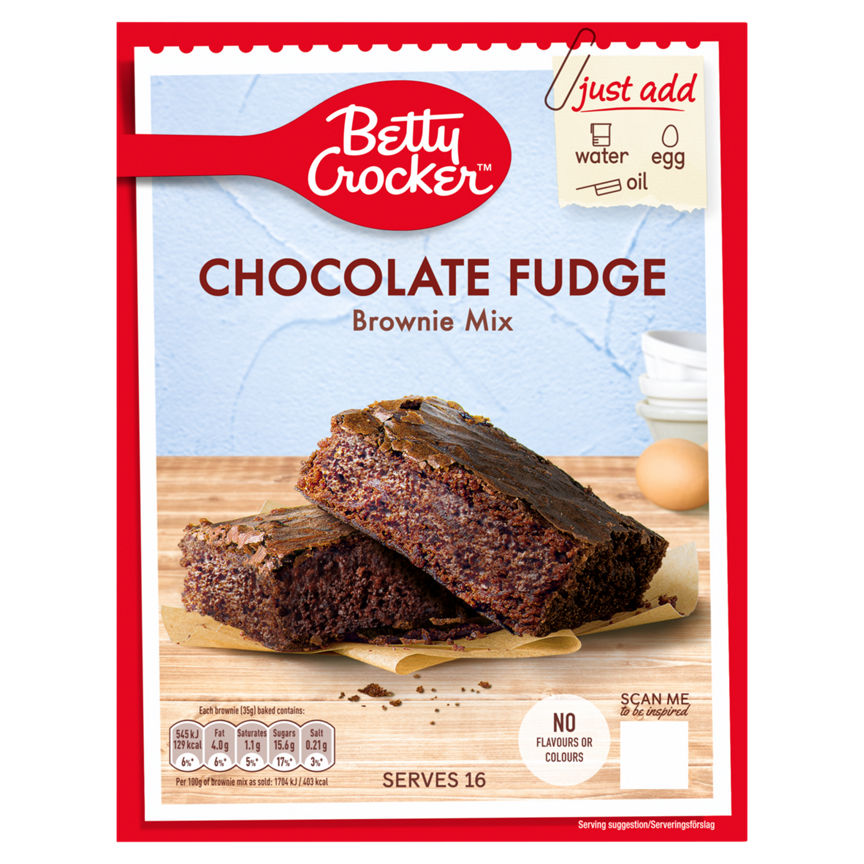 Betty Crocker Chocolate Fudge Brownie Mix - McGrocer