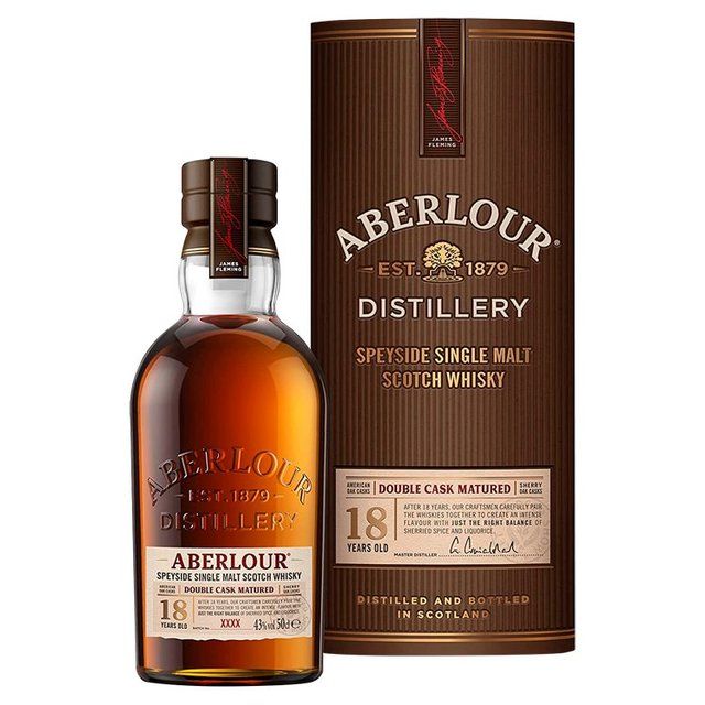 Aberlour 18 Year Old Speyside Single Malt Scotch Whisky   50cl - McGrocer