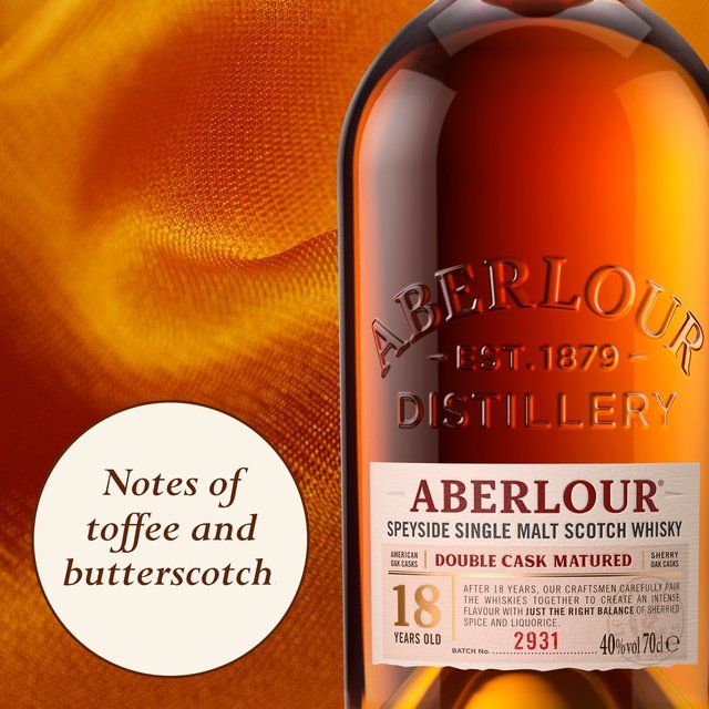Aberlour 18 Year Old Speyside Single Malt Scotch Whisky   50cl - McGrocer