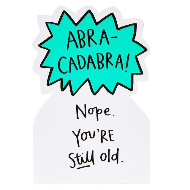 Abracadabra Still Old Birthday Card - McGrocer