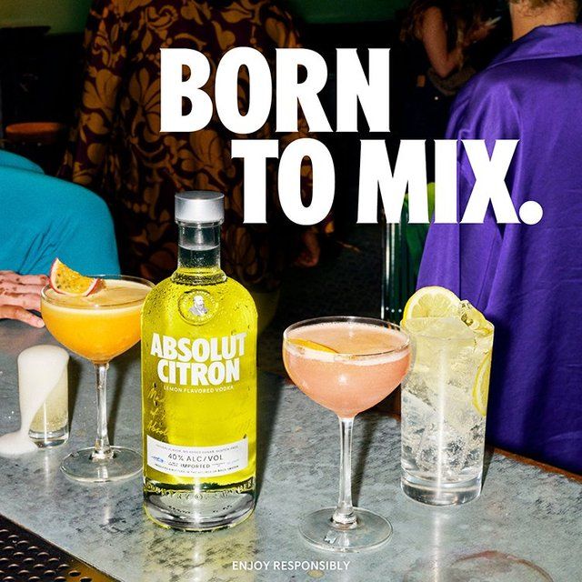 Absolut Citron Lemon Flavoured Swedish Vodka   70cl - McGrocer