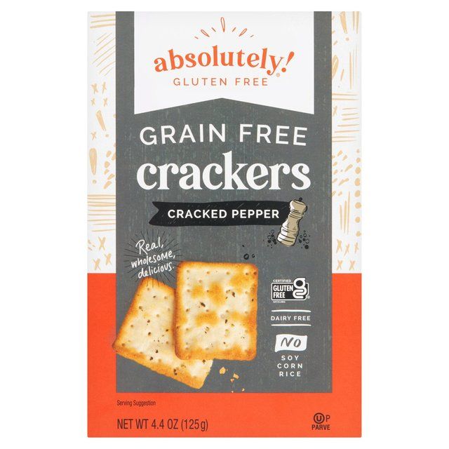 Absolutely Gluten Free Crackers Cracked Pepper 125g - McGrocer