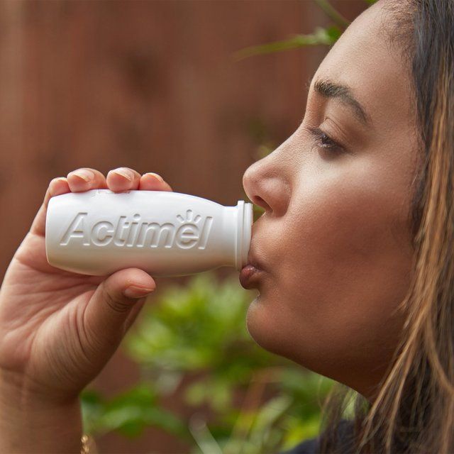 Actimel Plus 100% Vitamin D Cherry & Elderberry Immunity Yoghurt 8 x 100g - McGrocer