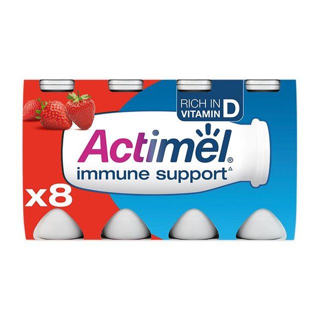 Actimel Strawberry Cultured Yoghurt Drink 8 x 100g - McGrocer