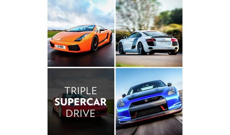 Activity Superstore Triple Supercar Drive Gift Experience - McGrocer