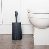 Addis Charcoal Rattan Toilet Brush - McGrocer