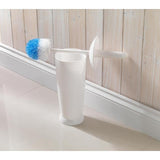 Addis Closed Toilet Brush Set White - McGrocer
