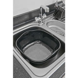 Addis Premium Soft Touch Washing Up Bowl Black / Grey - McGrocer