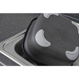 Addis Premium Soft Touch Washing Up Bowl Black / Grey - McGrocer