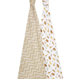 Aden+Anais essentials cotton muslin 2 pack swaddle blanket tanzania 2 per pack - McGrocer