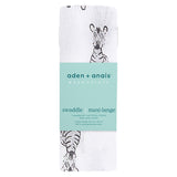 aden + anais essentials Large Single Muslin Swaddle - Safari Babies - McGrocer