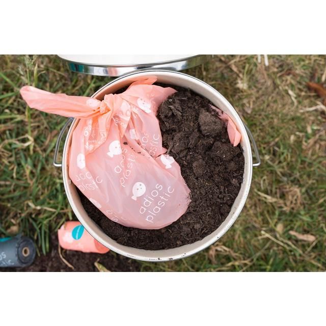 Adios Compostable & Biodegradable Dog Poo Bags - Grey 60 per pack - McGrocer