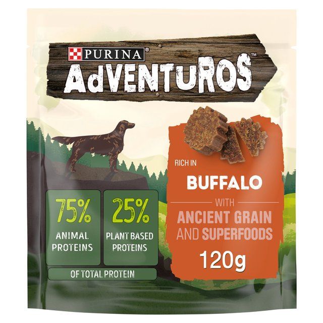 Adventuros Ancient Grains Buffalo Dog Treats 120g - McGrocer