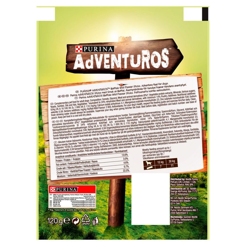 Adventuros Buffalo Flavour Sticks Dog Treat - McGrocer