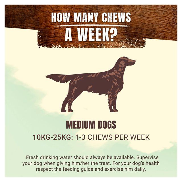 Adventuros Wild Chew Venison Medium Dog Treats 200g - McGrocer