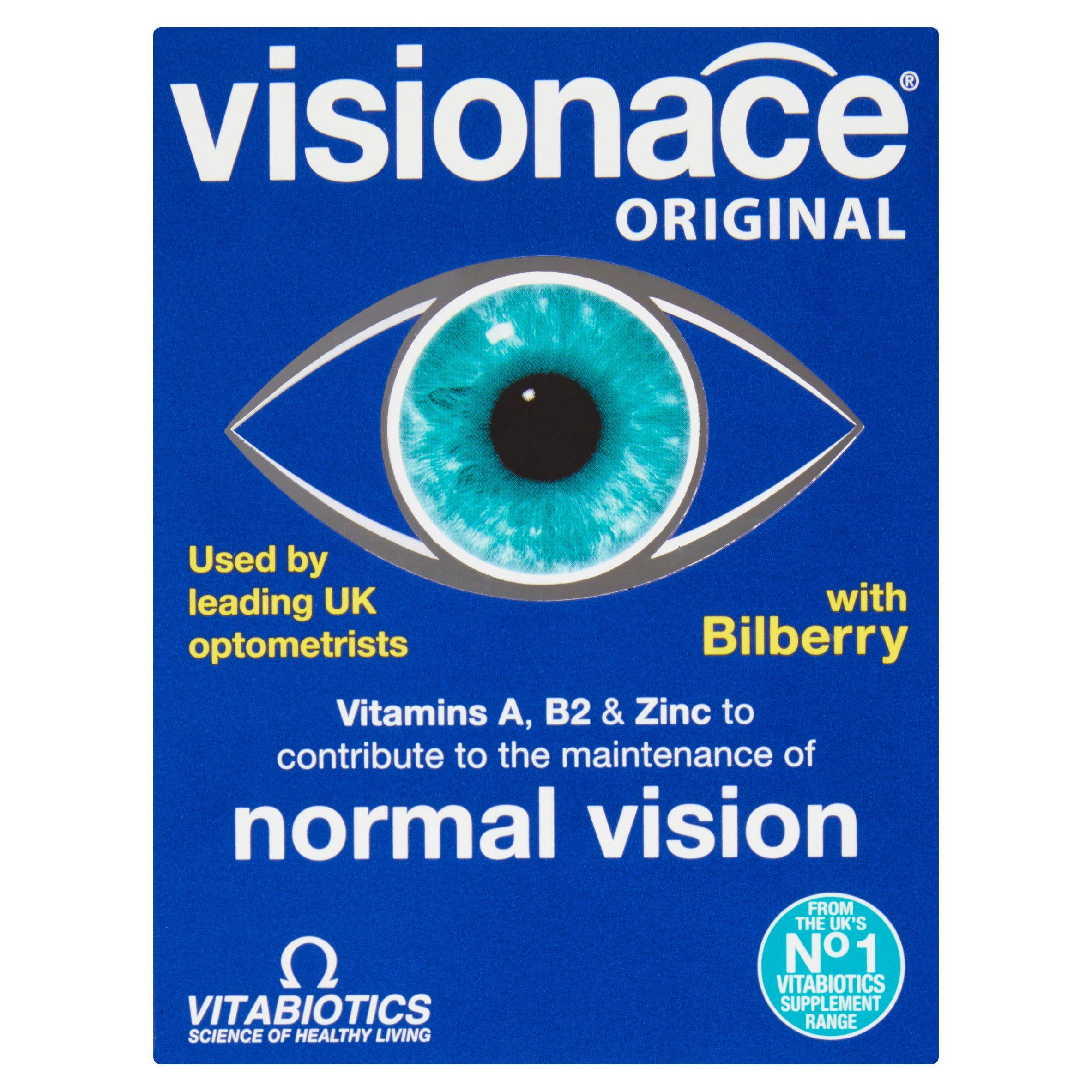 Vitabiotics Visionace Original Tablets x30 GOODS Sainsburys