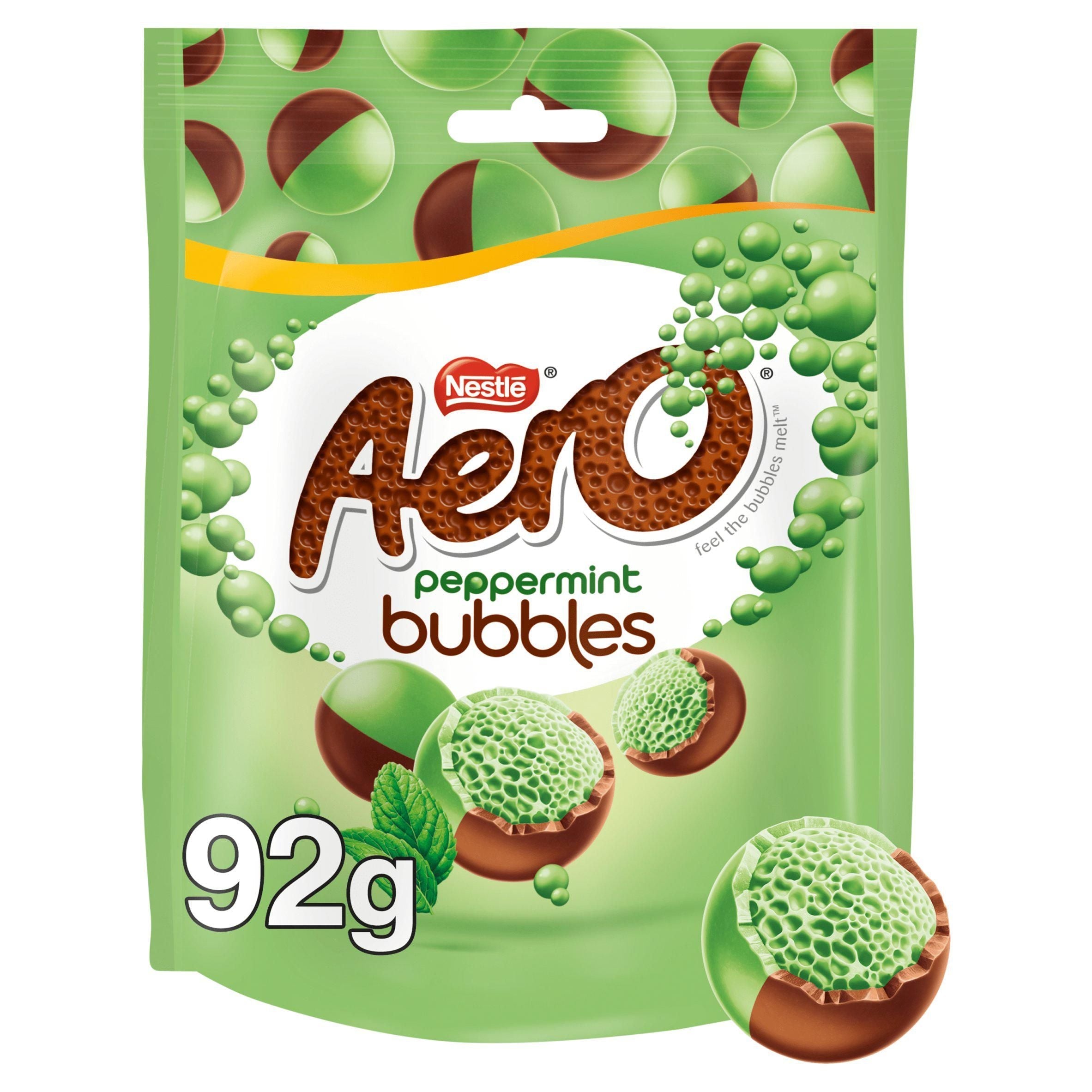 Aero Bubbles Peppermint Mint Chocolate Sharing Bag 92g - McGrocer
