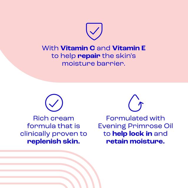 E45 Rich 24H Fast Absorbing Moisturiser Cream for dry skin Pump 400ml - McGrocer