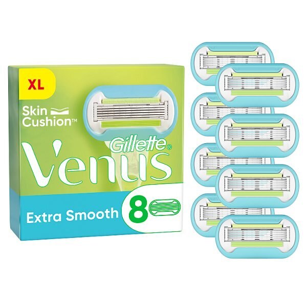 Venus Extra Smooth Blades 8 Pack GOODS Superdrug
