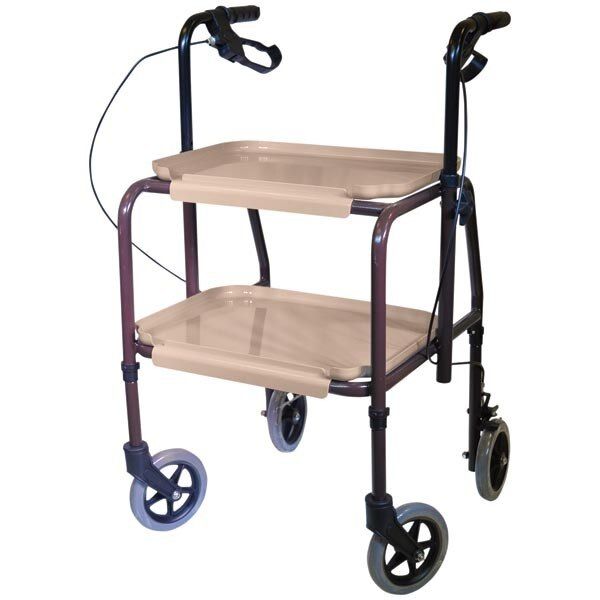 Aidapt Adjustable Kitchen Trolley with brakes - McGrocer