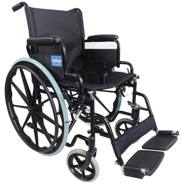 Aidapt Self Propelled Steel Transit WheelChair - McGrocer