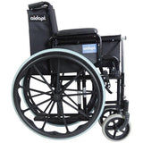 Aidapt Self Propelled Steel Transit WheelChair - McGrocer