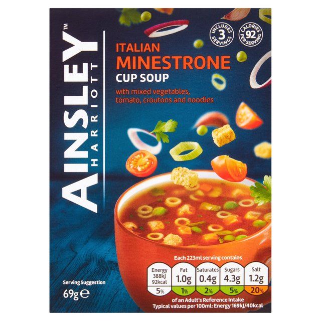 Ainsley Harriott Minestrone Cup Soup 69g - McGrocer