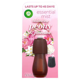 Air Wick Air Freshener Essential Mist Refill Balancing Peony & Jasmine 20ml - McGrocer