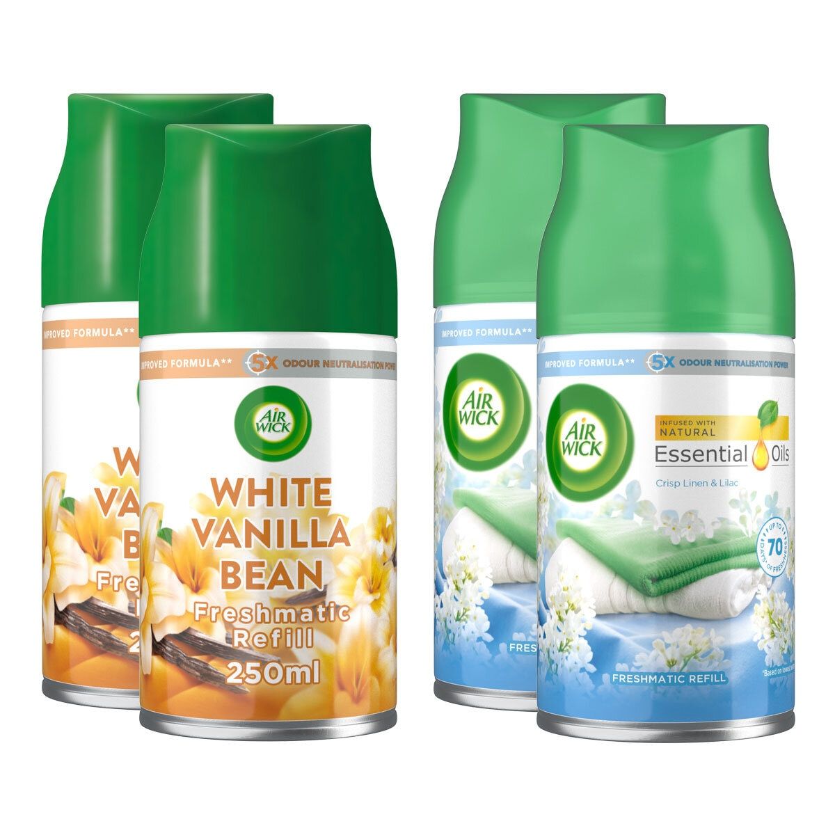 Air Wick Freshmatic Max Refill, 4 x 250ml - McGrocer