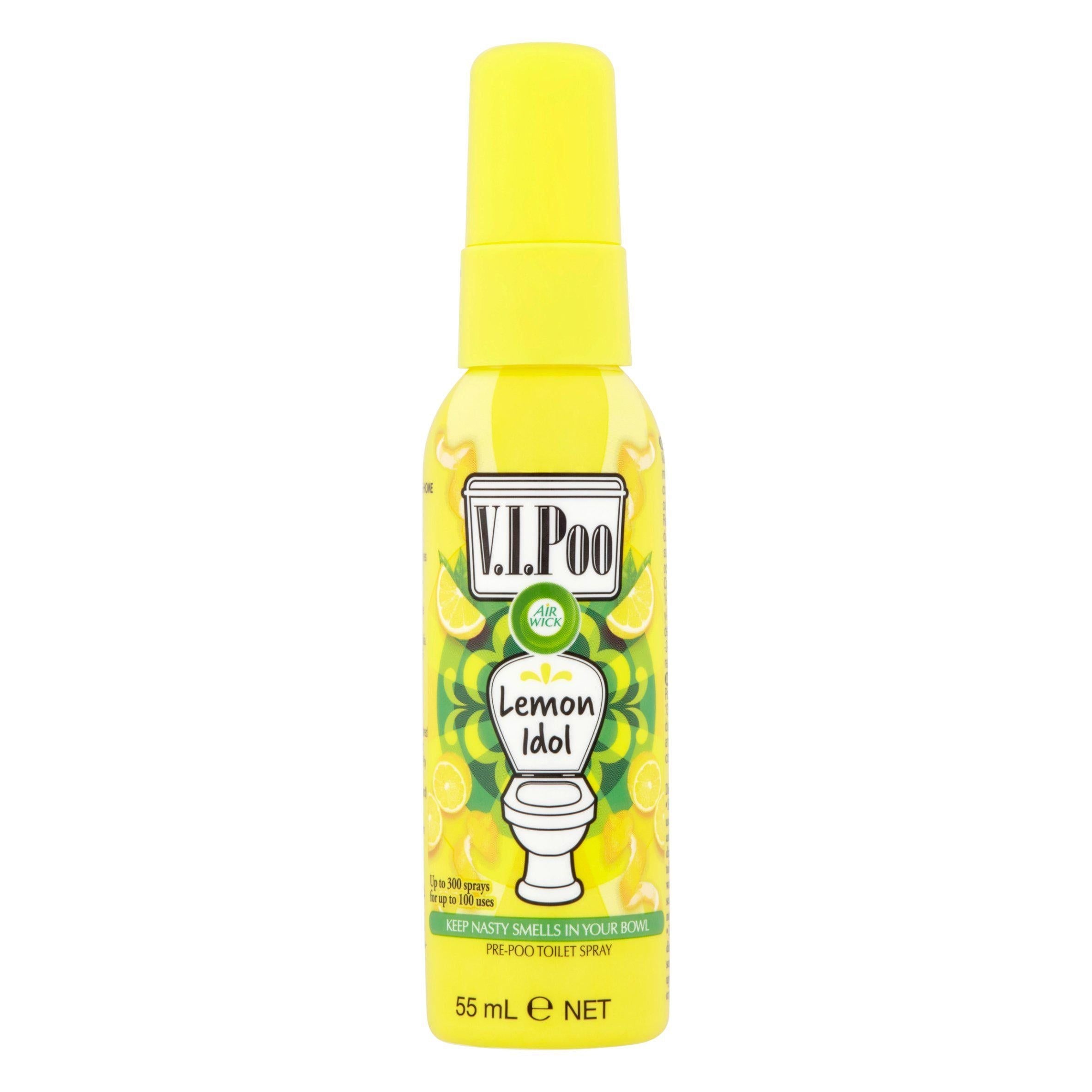 Air Wick ViPoo Pre-Poo Toilet Spray Lemon Idol 55ml - McGrocer