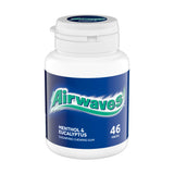 Airwaves Menthol & Eucalyptus Sugar Free Chewing Gum Bottle 46 Pieces - McGrocer
