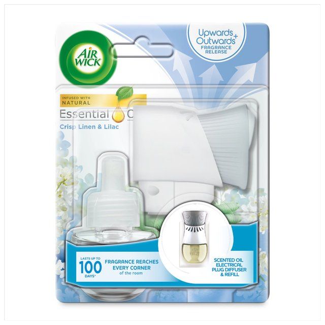 Airwick Crisp Linen & Lilac Plug In Gadget & Refill 19ml - McGrocer