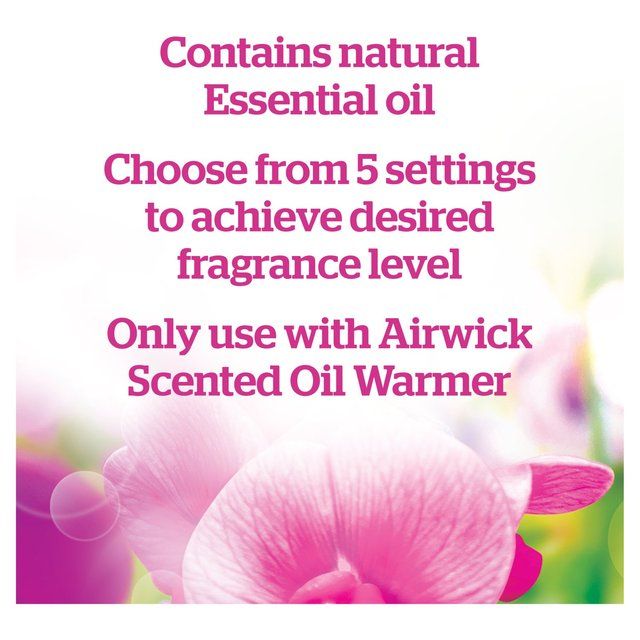 Airwick Pink Sweet Pea Plug In Twin Refill 2 x 17ml - McGrocer