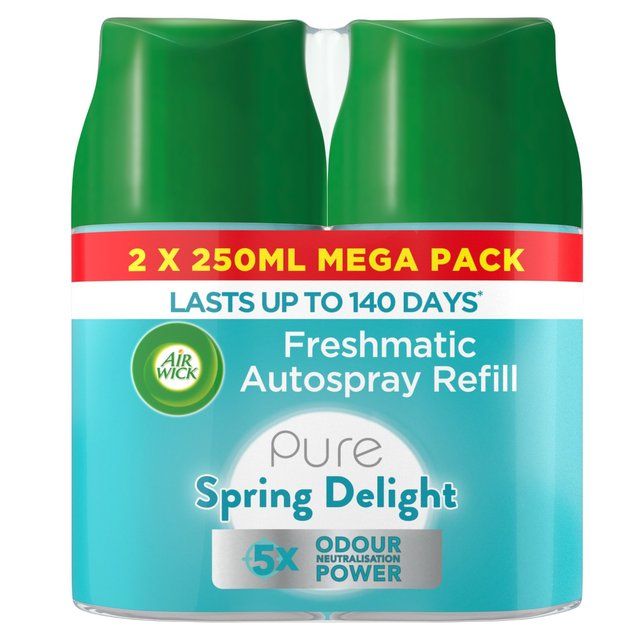 Airwick Pure Spring Delight Freshmatic Twin Refill 2 x 250ml - McGrocer