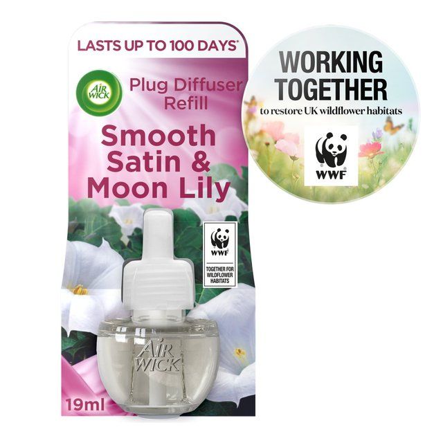 Airwick Satin & Moon Lily Plug In Refill 19ml - McGrocer