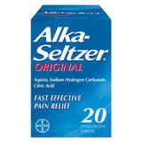 Alka Seltzer Original Pain Relief Tablets x20 - McGrocer