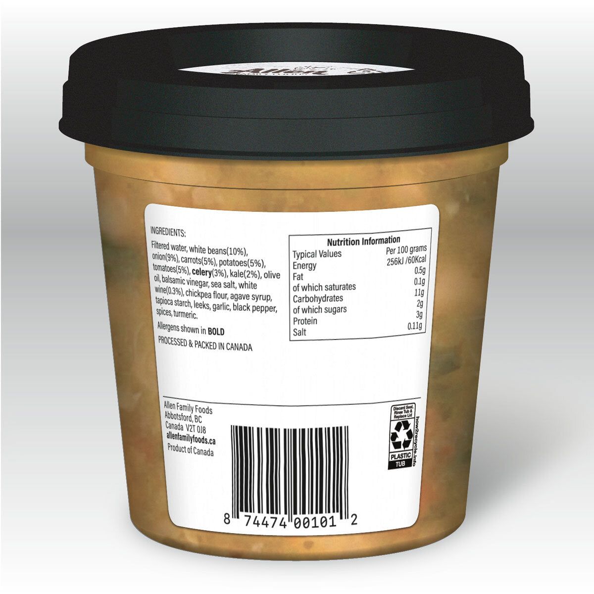 Allen Family Foods Tuscan White Bean Soup, 6 x 400g - McGrocer