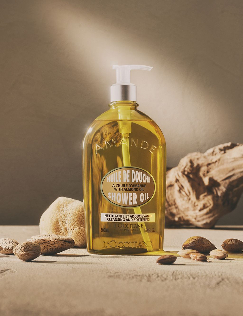 Almond shower oil 500ml - McGrocer