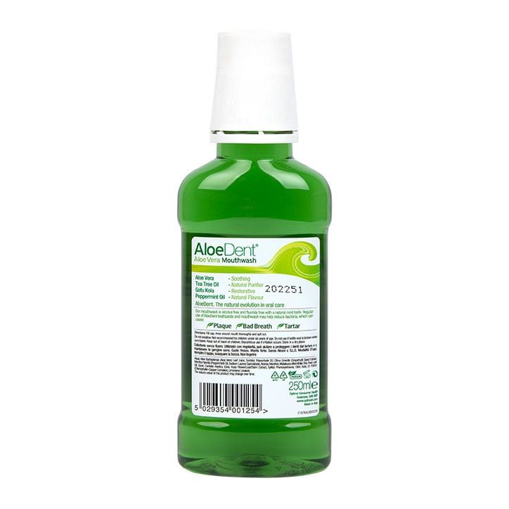 Aloe Dent Aloe Vera Mouthwash 250ml - McGrocer