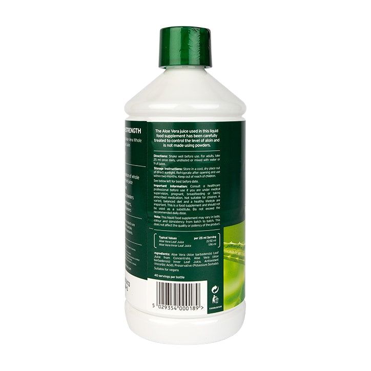 Aloe Pura Maximum Strength Aloe Vera Juice 1000ml - McGrocer